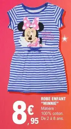 E.Leclerc Minnie - robe enfant offre