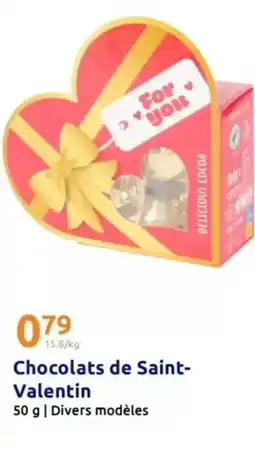 Action Valentin - chocolats de saint offre