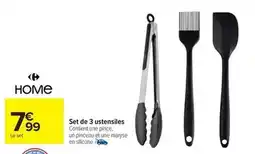 Carrefour Drive Set de 3 ustensiles offre