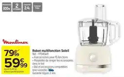 Carrefour Drive Moulinex - robot multifonction soleil offre