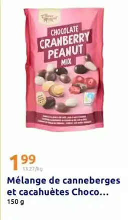 Action Mix - mélange de canneberges et cacahuètes choco offre