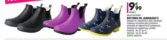 Bottines de jardinage