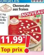 Norma Cheesecake aux fraises offre