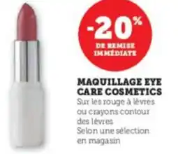 Super U Maquillage eye care cosmetics offre