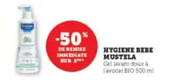 Super U HYGIENE BEBE MUSTELA offre