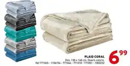 Trafic Plaid coral offre