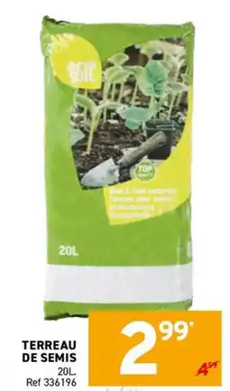 Trafic Terreau de semis offre