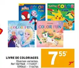 Trafic Livre de coloriages offre