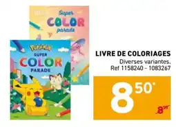 Trafic Livre de coloriages offre