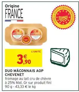 Intermarché DUO MÂCONNAIS AOP CHEVENET offre