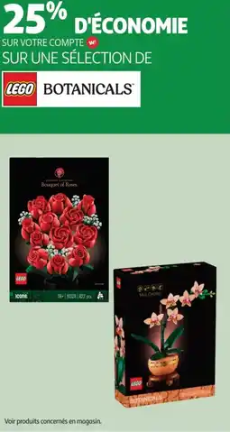 Auchan SUR UNE SÉLECTION DE LEGO BOTANICAL offre