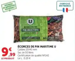 Super U Écorces de pin maritime u offre