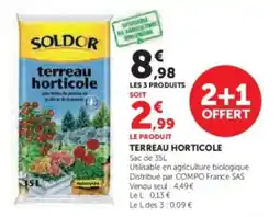 Super U Terreau horticole offre