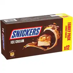Carrefour Market Snickers barres glacées format familial offre