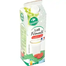 Carrefour Market Carrefour sensation lait fermenté offre