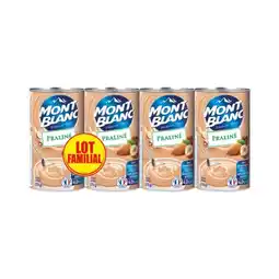 Carrefour Market Mont blanc crème dessert lot familial offre