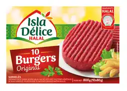 Carrefour Market Isla délice steaks hachés burger halal au bœuf surgelés offre