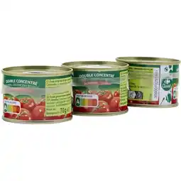 Carrefour Market Carrefour classic' double concentré de tomates offre