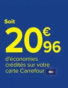 Carrefour Drive Carrefour - dléconomies créditos sur votre carte offre