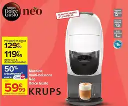 Carrefour Drive Nescafé - machine multi-boissons offre