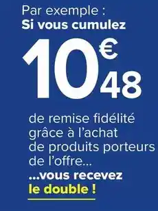 Carrefour Drive De remise fidélité grâce à l'achat de produits porteurs de l'offre offre