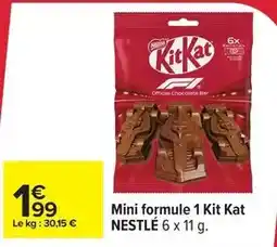 Carrefour Drive Nestlé - mini formule offre