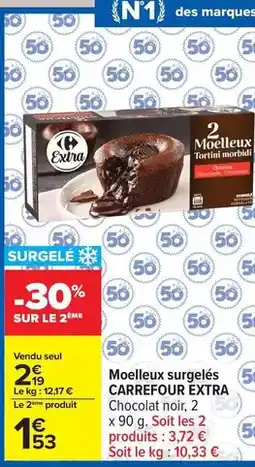 Carrefour Drive Carrefour - moelleux surgelés extra offre