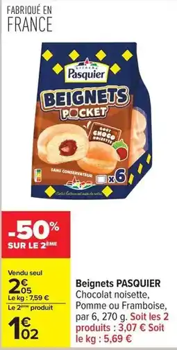 Carrefour Drive Pasquier - beignets offre