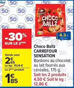 Carrefour Drive Carrefour - choco ballz sensation offre