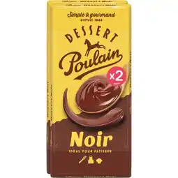 Carrefour Poulain tablettes de chocolat lot de 2 offre