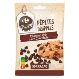 Carrefour Carrefour original pépites au chocolat noir offre