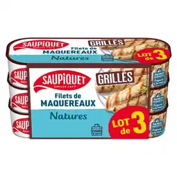 Carrefour Saupiquet filets de maquereaux grillés lot de 3 offre