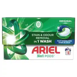 Carrefour Ariel pods lessive capsules offre