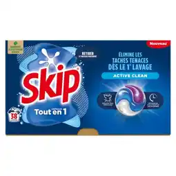 Carrefour Skip lessive capsules offre