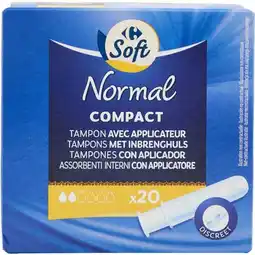 Carrefour Carrefour soft tampons offre