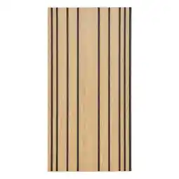 Carrefour Panneau décoratif tasseaux bois large colva 120 x 60 cm offre
