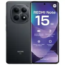 Carrefour Xiaomi smartphone xiaomi redmi note 15 offre