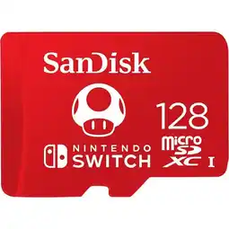 Carrefour Sandisk carte mémoire microsd 128 go offre