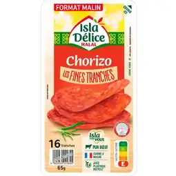 Carrefour Isla delice chorizo fines tranches offre