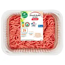 Carrefour Carrefour haché 5% halal carrefour sensation offre