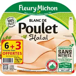 Carrefour Fleury michon tranche fine de poulet offre
