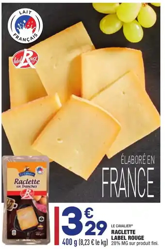ALDI Raclette Label Rouge offre