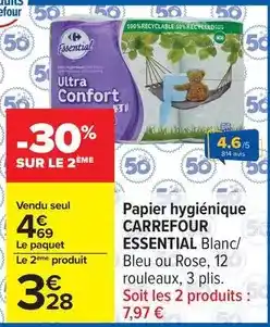 Carrefour Drive Carrefour - papier hygiénique offre