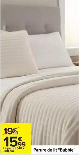 Carrefour Drive Parure de lit bubble offre