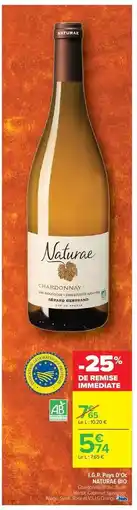 Carrefour Drive Naturae - 1 botella de cava brut nature reserva offre