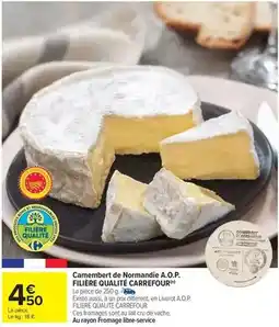 Carrefour Drive Carrefour - camembert de normandie a.o.p. filière qualité offre