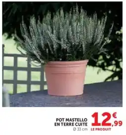 Super U Pot mastello en terre cuite offre