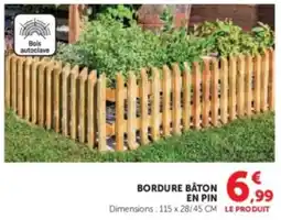 Super U Bordure båton en pin offre