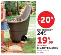 Super U Chariot de jardin offre