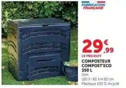 Super U Composteur compost'eco offre